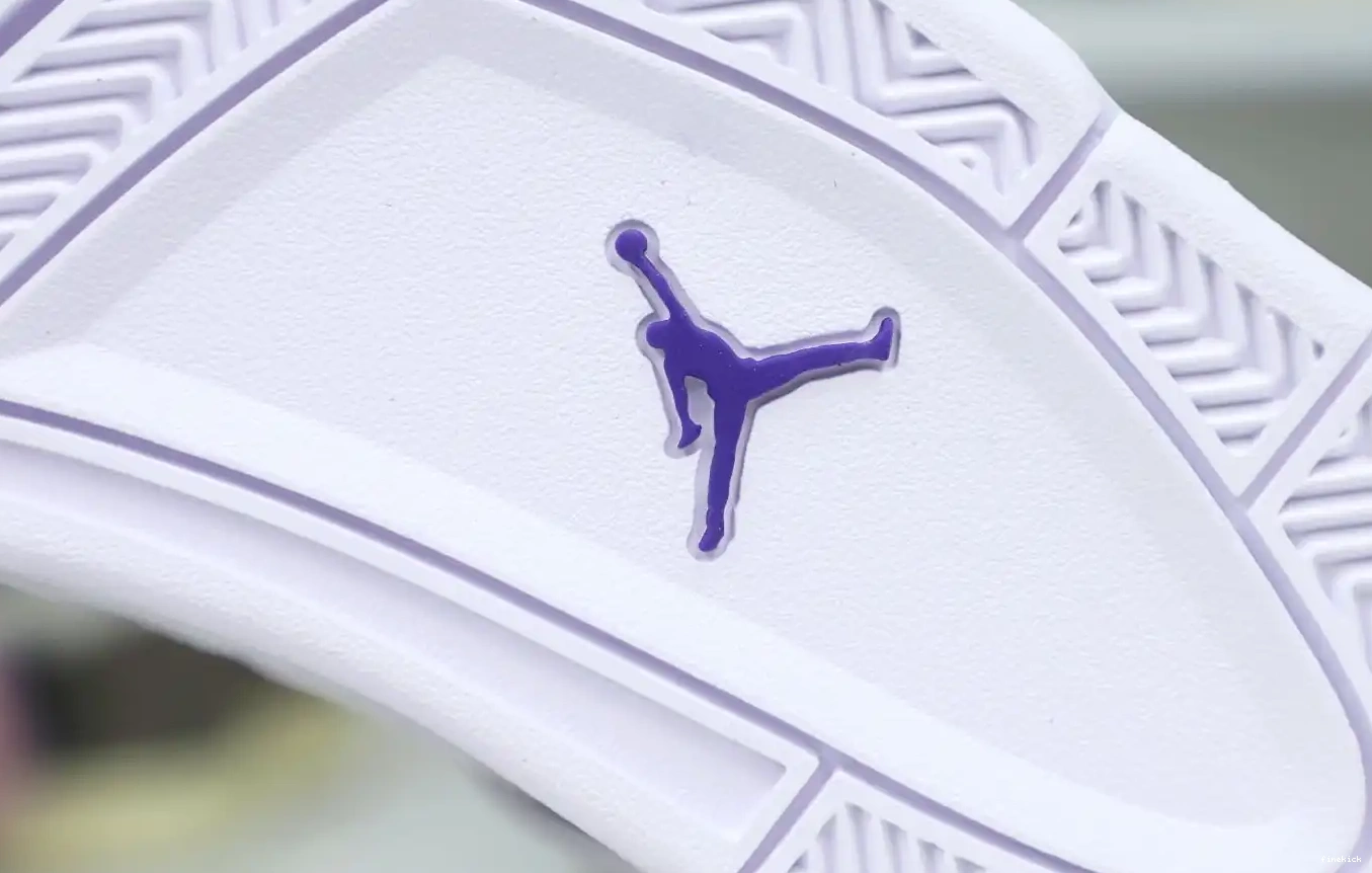 4 JORDAN METALLIC PURPLE AIR 0503